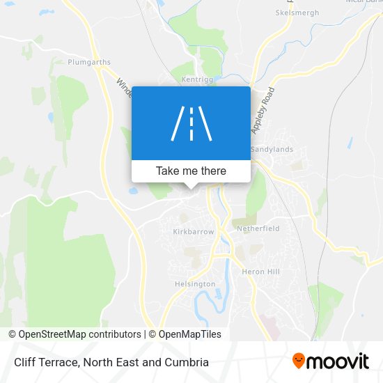 Cliff Terrace map