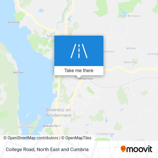College Road map