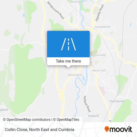 Collin Close map