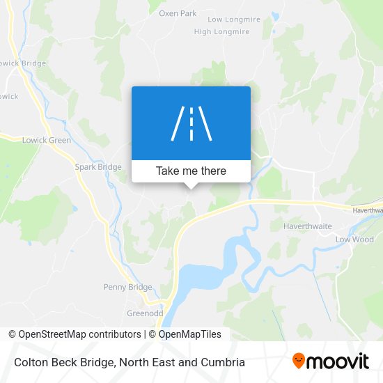 Colton Beck Bridge map