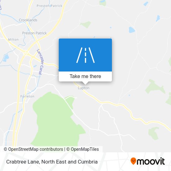 Crabtree Lane map