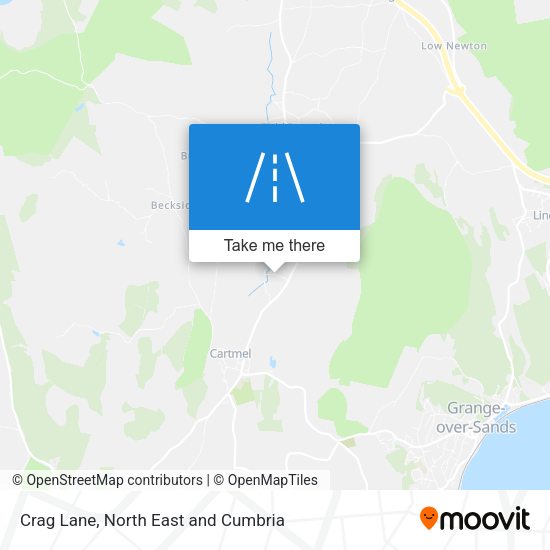 Crag Lane map