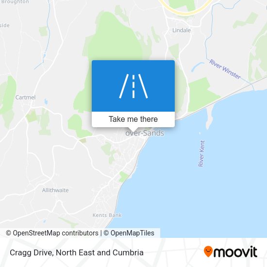 Cragg Drive map