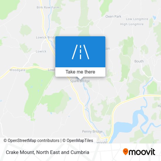 Crake Mount map