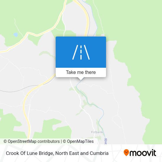 Crook Of Lune Bridge map