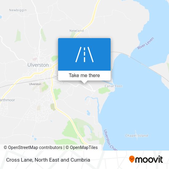 Cross Lane map