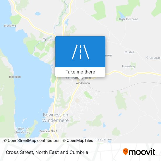 Cross Street map