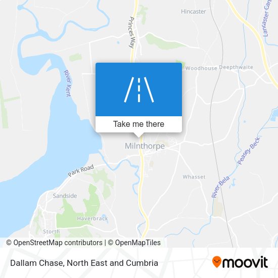 Dallam Chase map