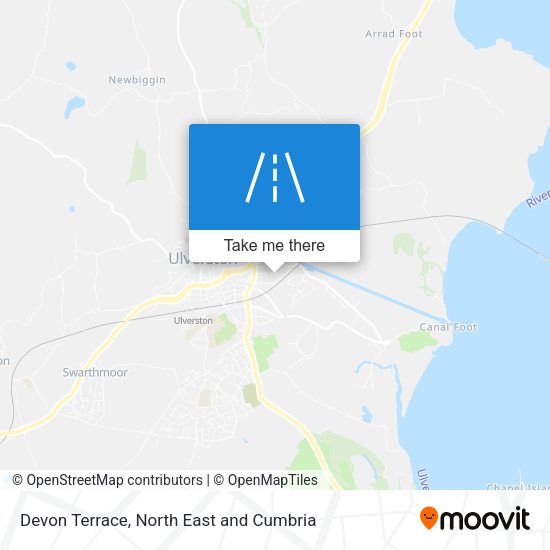 Devon Terrace map