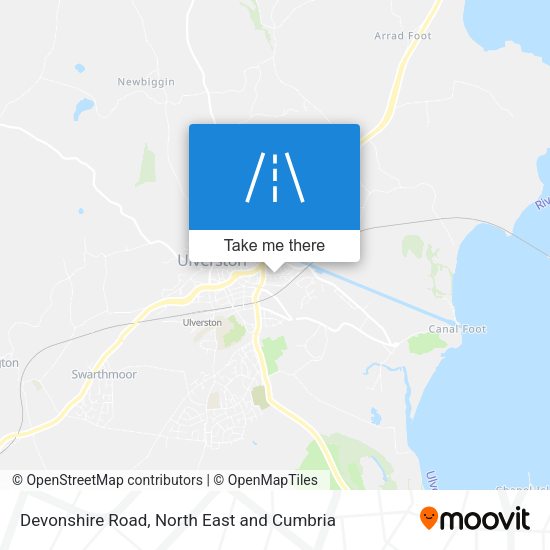 Devonshire Road map
