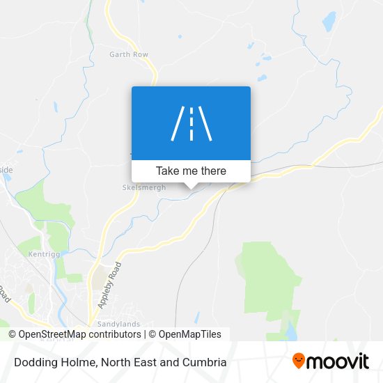 Dodding Holme map