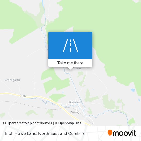 Elph Howe Lane map