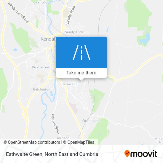 Esthwaite Green map