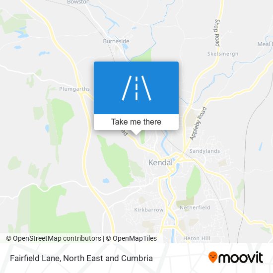 Fairfield Lane map