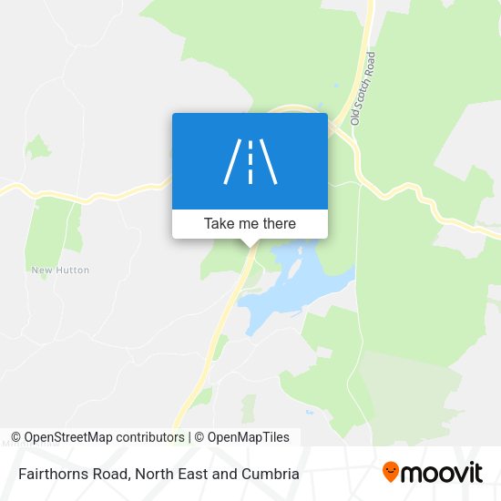 Fairthorns Road map
