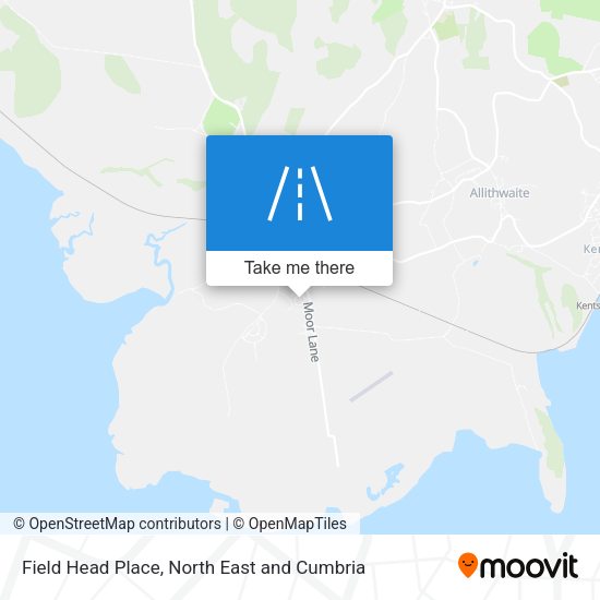 Field Head Place map