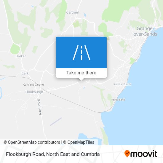 Flookburgh Road map