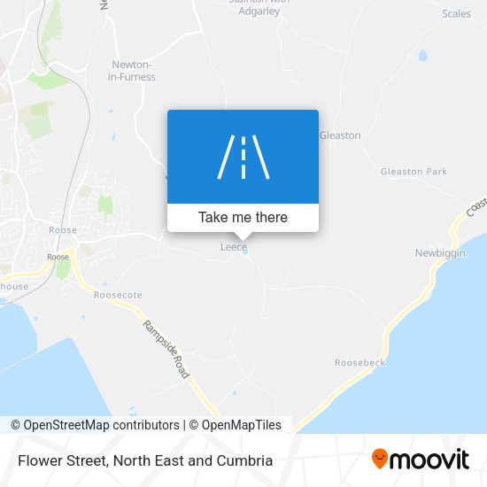 Flower Street map