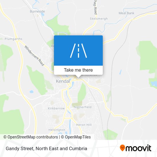 Gandy Street map