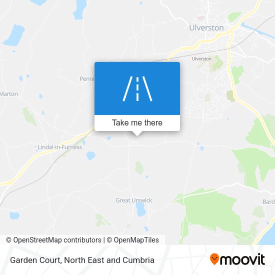 Garden Court map