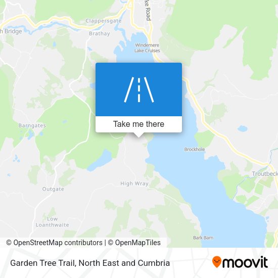 Garden Tree Trail map
