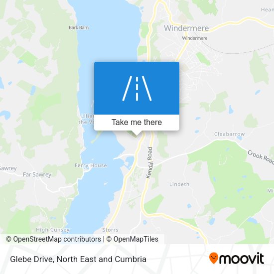Glebe Drive map