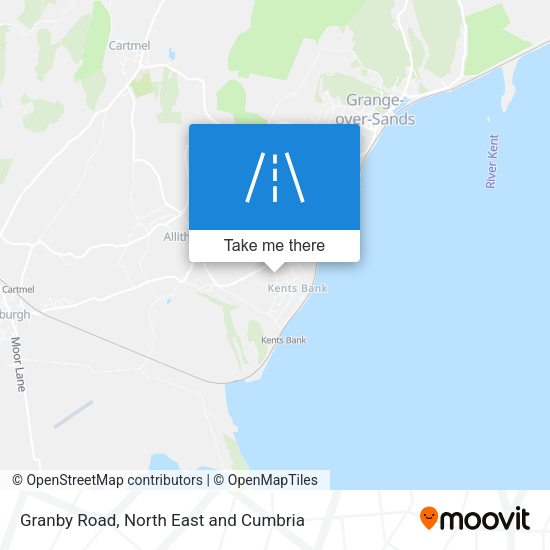 Granby Road map