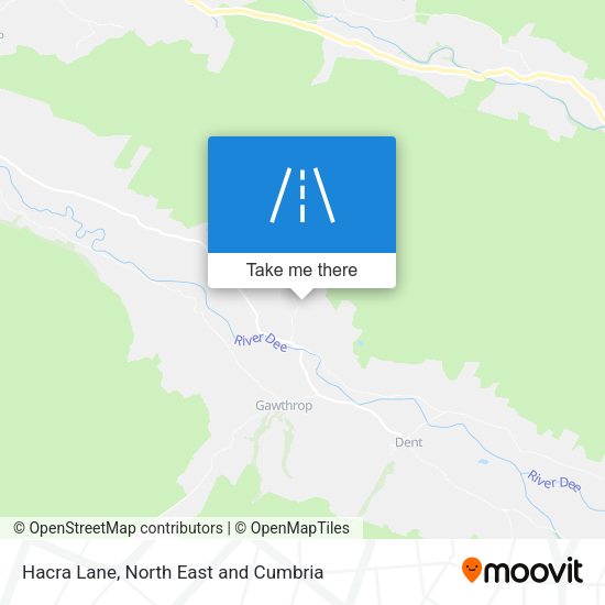 Hacra Lane map