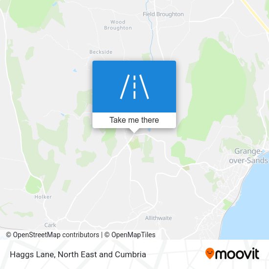 Haggs Lane map