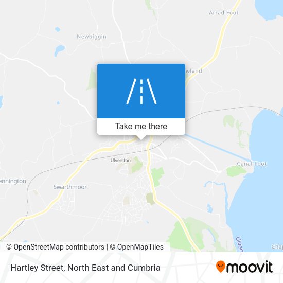 Hartley Street map