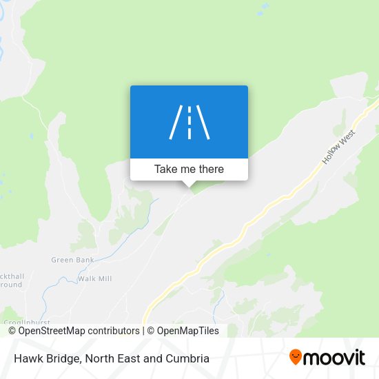 Hawk Bridge map
