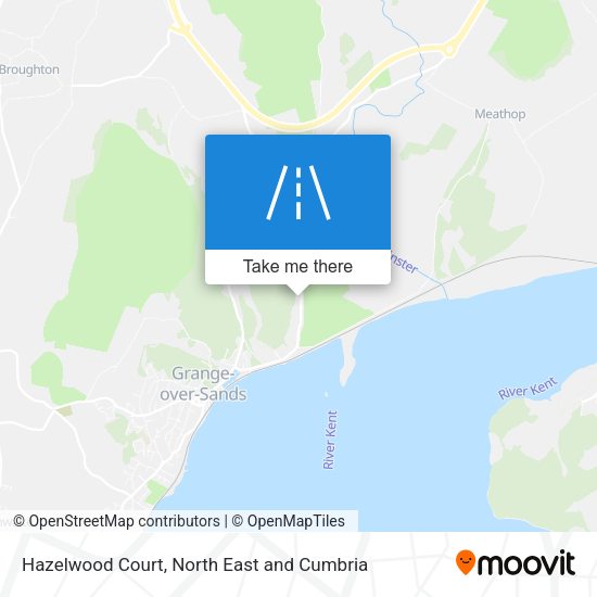 Hazelwood Court map