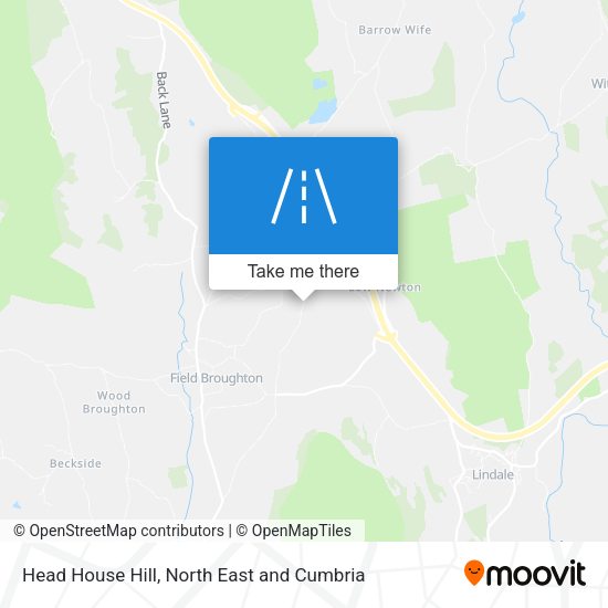 Head House Hill map
