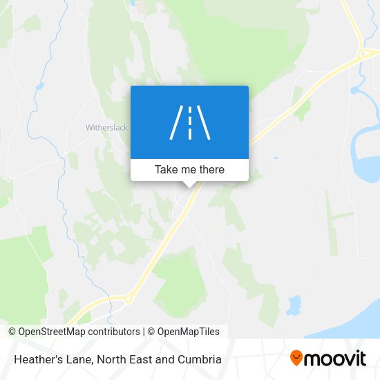 Heather's Lane map