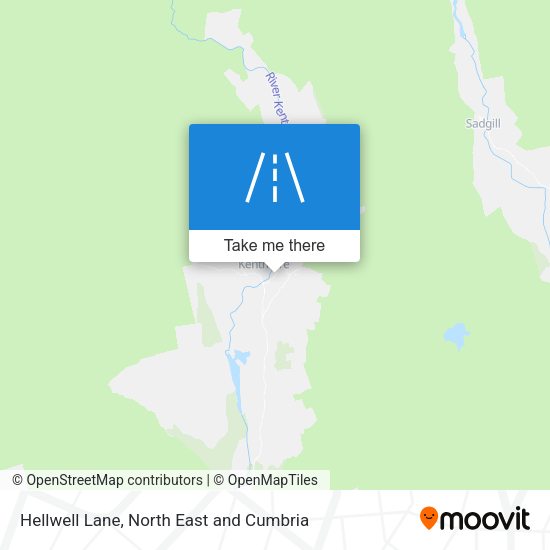 Hellwell Lane map