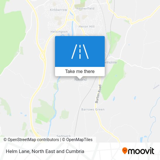 Helm Lane map