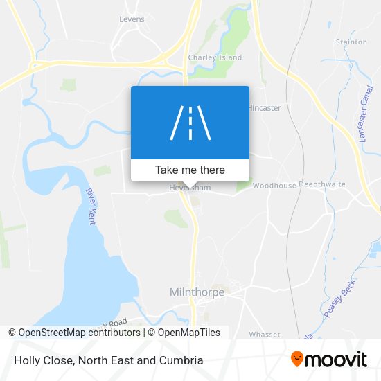 Holly Close map