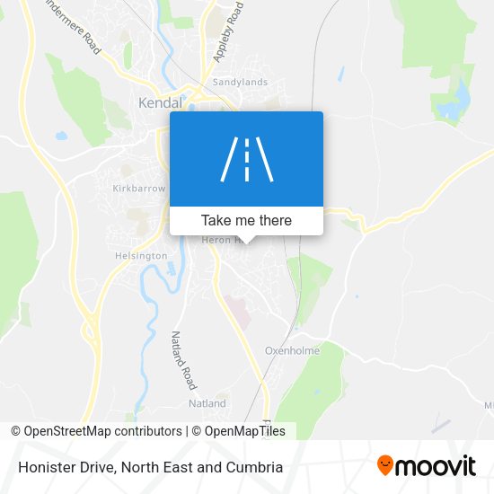 Honister Drive map