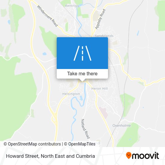 Howard Street map
