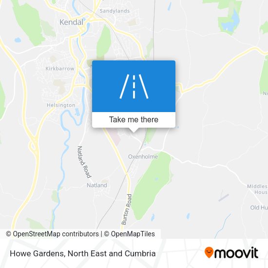 Howe Gardens map