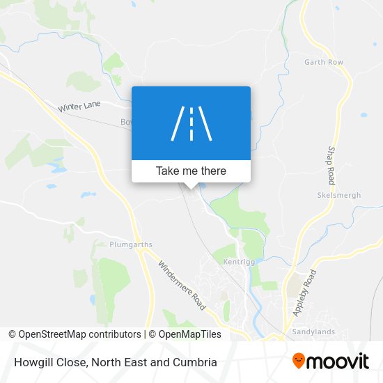 Howgill Close map