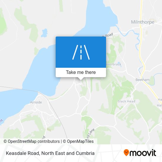 Keasdale Road map