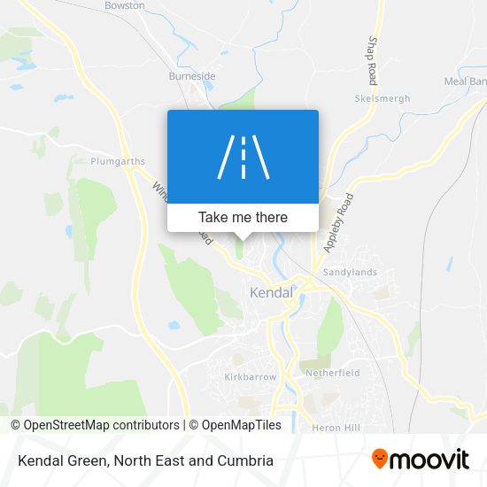 Kendal Green map