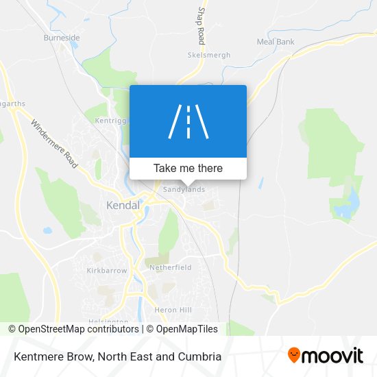 Kentmere Brow map