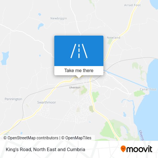 King's Road map