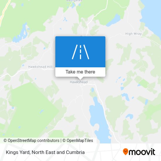 Kings Yard map