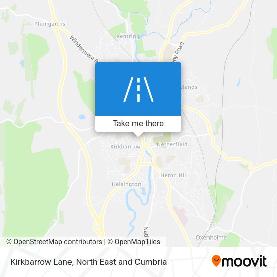 Kirkbarrow Lane map
