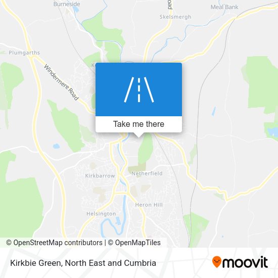 Kirkbie Green map