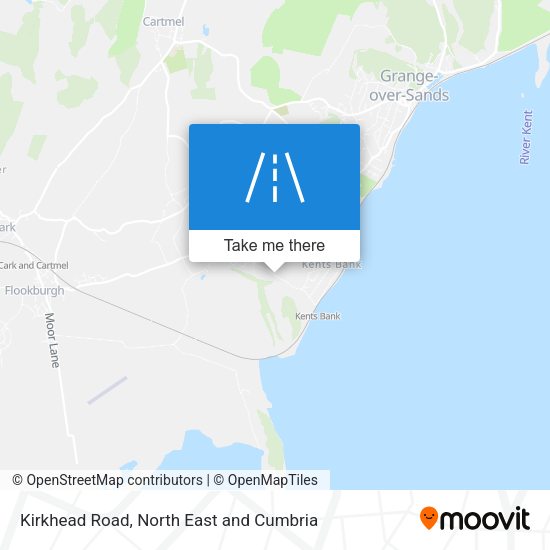 Kirkhead Road map