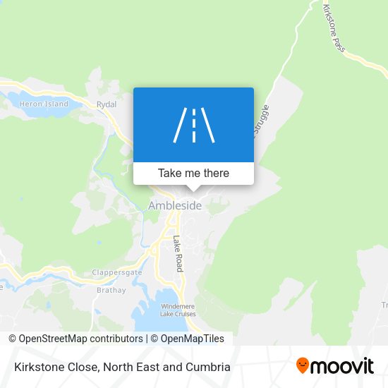 Kirkstone Close map